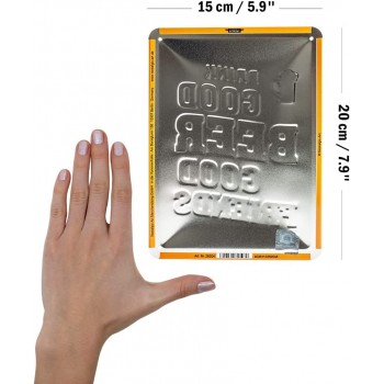 Placă metalică 15 x 20 - Drink Good Beer - Beti Bere Buna Placă metalică 15 x 20 - Drink Good Beer - Beti Bere Buna