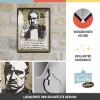 Placă metalică 15 x 20 - The Godfather - Learn From The Streets - Nasul - Invatat de pe Strada