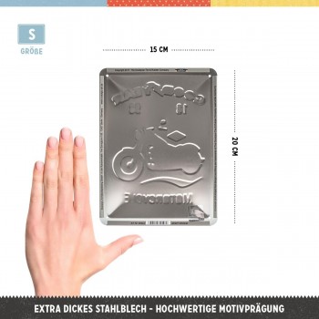 Placă metalică 15 x 20 - Goodyear Motocicleta Placă metalică 15 x 20 - Goodyear Motocicleta