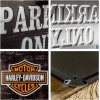 Placă metalică 15 x 20 - Harley-Davidson Parking Only - Parcare Doar pentru Harley-Davidson