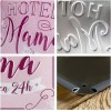 Placă metalică 15 x 20 - Hotel Mama