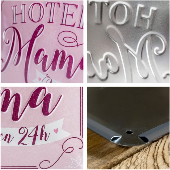 Placă metalică 15 x 20 - Hotel Mama