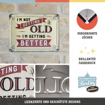Placă metalică 15 x 20 - I'M Not Getting Old - Nu Imbatranesc Placă metalică 15 x 20 - I'M Not Getting Old - Nu Imbatranesc