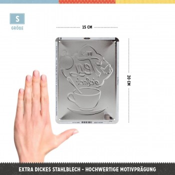 Placă metalică 15 x 20 - It'S Tea O'Clock - Timpul pentru Un Ceai Placă metalică 15 x 20 - It'S Tea O'Clock - Timpul pentru Un Ceai