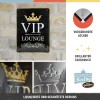Placă metalică 15 x 20 - Vip Lounge - Terasa Vip