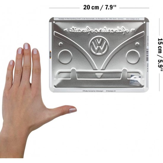 Placă metalică 15 x 20 - Volkswagen Adventure - Aventura