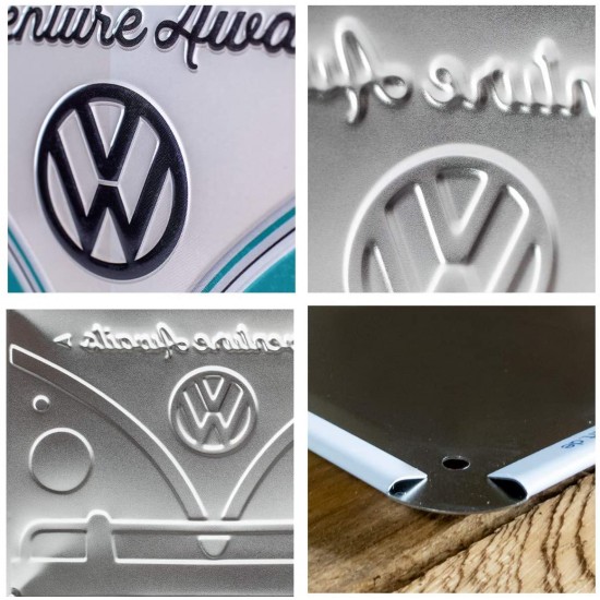 Placă metalică 15 x 20 - Volkswagen Adventure - Aventura