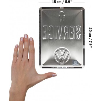 Placă metalică 15 x 20 - Volkswagen - Service