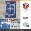 Placă metalică 20 x 30 - Ford Mustang - Parking Only - Parcare Doar pentru Ford Mustang