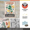 Placă metalică 20 x 30 - Growing A Garden - Sa Ingrijesti O Gradina