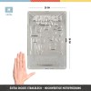 Placă metalică 20 x 30 - Growing A Garden - Sa Ingrijesti O Gradina