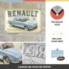 Placă metalică 20 x 30 - Renault Dauphine