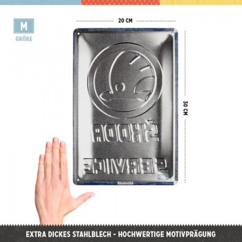 Placă metalică 20 x 30 - Skoda - Service