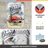 Placă metalică 20 x 30 - Volkswagen Bulli Beach - Plaja