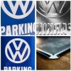 Placă metalică 20 x 30 - Volkswagen Parking Only - Parcare Doar pentru Volkswagen