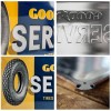 Placă metalică 25 x 50 - Goodyear Service