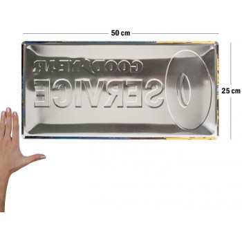 Placă metalică 25 x 50 - Goodyear Service