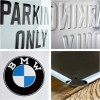 Placă metalică 30 x 40 - BMW - Parking Only White - Parcare Doar pentru BMW - Alb Placă metalică 30 x 40 - BMW - Parking Only White - Parcare Doar pentru BMW - Alb