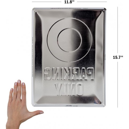 Placă metalică 30 x 40 - BMW - Parking Only White - Parcare Doar pentru BMW - Alb Placă metalică 30 x 40 - BMW - Parking Only White - Parcare Doar pentru BMW - Alb