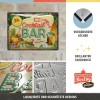 Placă metalică 30 x 40 - Cocktail Bar
