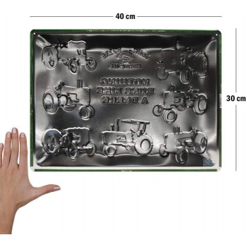 Placă metalică 30 x 40 - John Deere Model Chart - Diagrama cu Modele Placă metalică 30 x 40 - John Deere Model Chart - Diagrama cu Modele