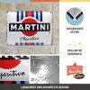 Placă metalică 30 x 40 - Martini - L'Aperitivo Racing Stripes - Dungi de Cursa