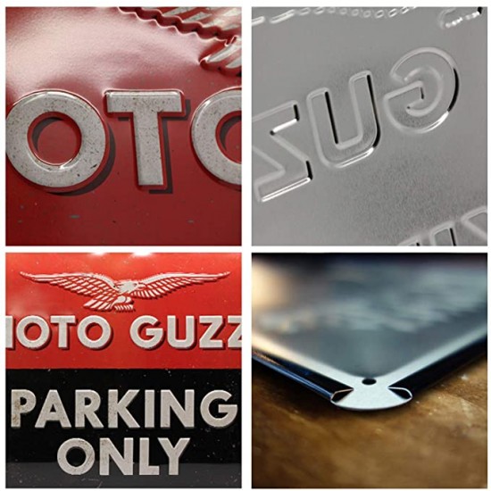 Placă metalică 30 x 40 - Moto Guzzi - Parking Only - Parcare Doar pentru Moto Guzzi Placă metalică 30 x 40 - Moto Guzzi - Parking Only - Parcare Doar pentru Moto Guzzi