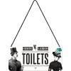 Placă metalică cu Șnur 10 x 20 - Toilets - Toalete Placă metalică cu Șnur 10 x 20 - Toilets - Toalete