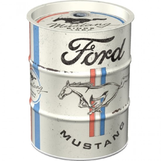 Pușculiță Ford Mustang - Horse ; Stripes Logo - Sigla cu Cal și Dungi
