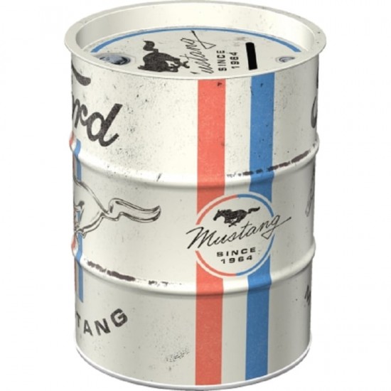 Pușculiță Ford Mustang - Horse ; Stripes Logo - Sigla cu Cal și Dungi