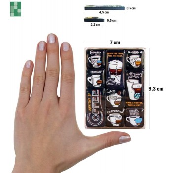 Set de magneți Anatomia Cafelei