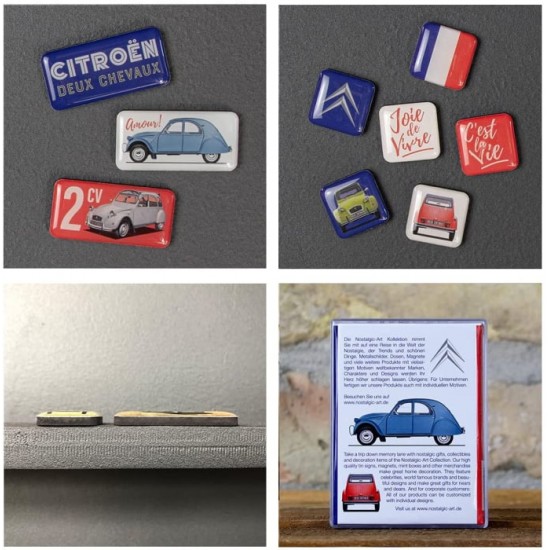 Set de magneți Citroen - 2Cv C'Est la Vie - Asta E Viata