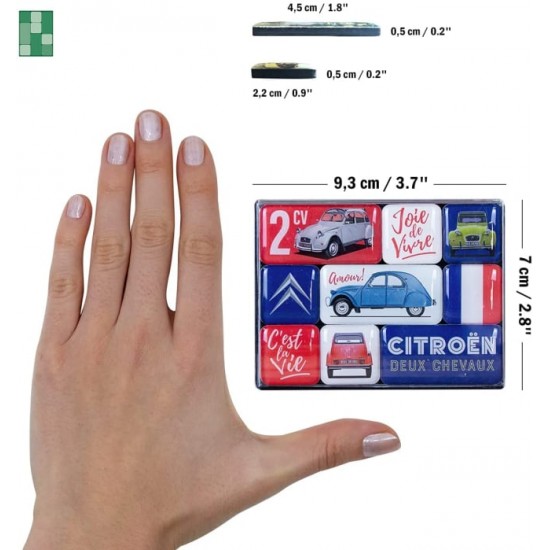 Set de magneți Citroen - 2Cv C'Est la Vie - Asta E Viata