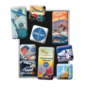 Set de magneți Pan Am - Travel The World - Sa Calatorim în Lume