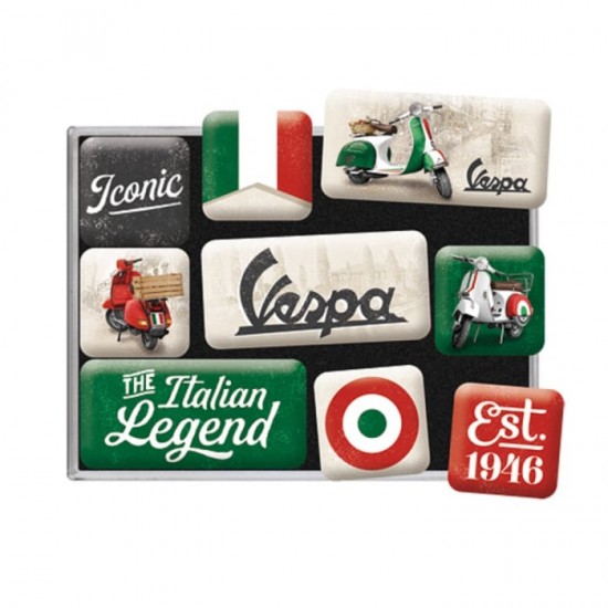 Set de magneți Vespa - Italian Legend