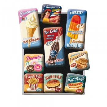 Set magneți American Diner
