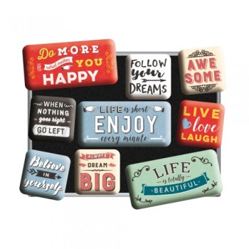 Set magneți Enjoy Life - Bucura-te de viata