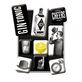 Set magneți Gin Tonic