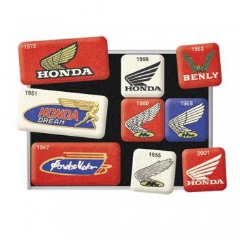 Set magneți Honda Mc - Evolutia siglei