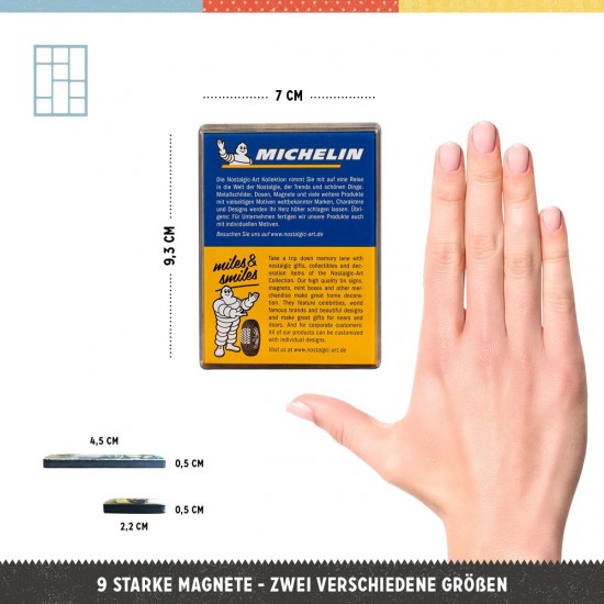 Set magneți Michelin - Evolutia Siglei