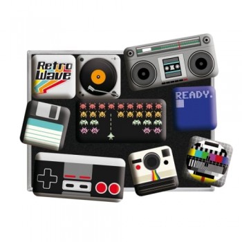 Set magneți Retro Wave