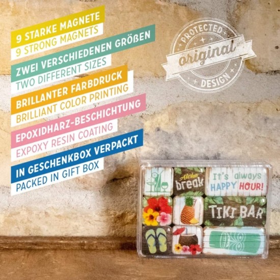 Set magneți Tiki Bar Set magneți Tiki Bar