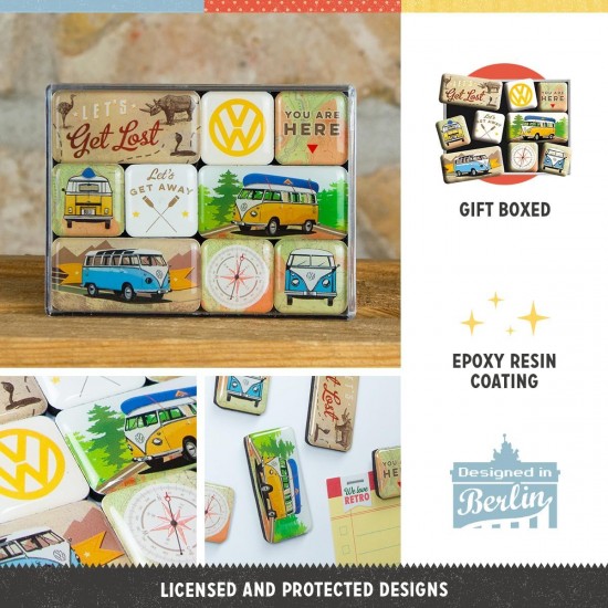 Set magneți Volkswagen - Bulli Let'S Get Lost