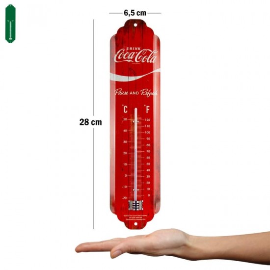 Termometru Coca-Cola Logo Red - Sigla Rosie