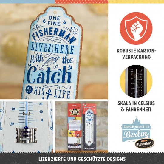 Termometru Fisherman Catch - Pescarul și Captura