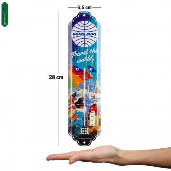 Termometru Pan Am - Travel The World - Calatoreste în Lume