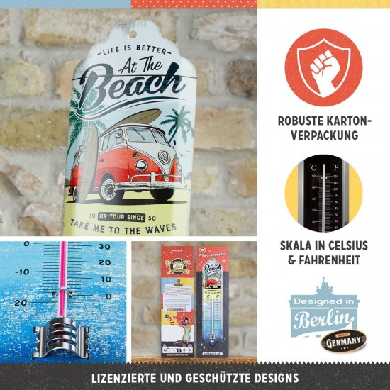 Termometru Volkswagen Bulli - Beach - Plaja