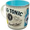 Cană ceramică 330 ml - Gin & Tonic Served Cold - Gin Tonic Servit Rece