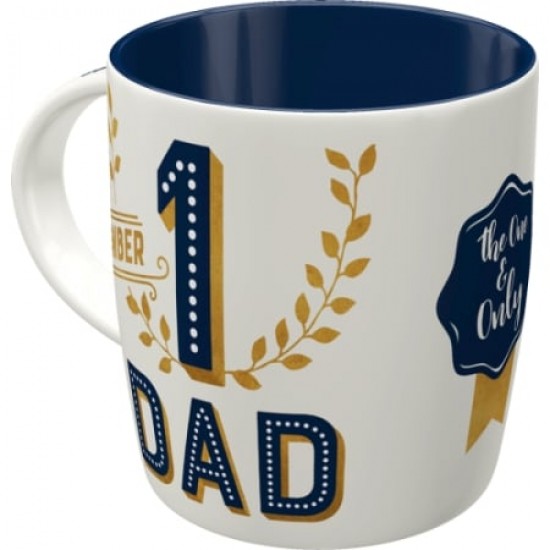 Cană ceramică 330 ml - No 1 Dad - Tatăl Numarul 1