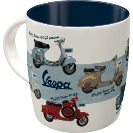 Cană ceramică 330ml - Vespa - Model Chart